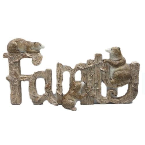 Family Bear Sign