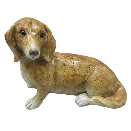 Dog - Wood Effect - Poly Resin