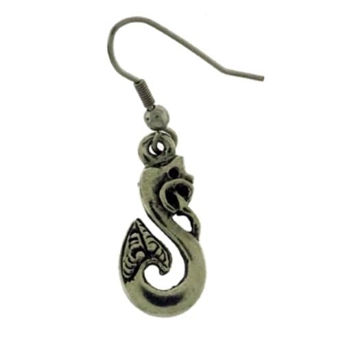Manaia Pewter Earrings