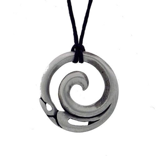 Manaia Closed Pewter Pendant