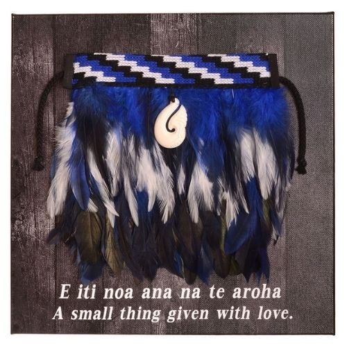 Mini Korowai on Canvas - Love