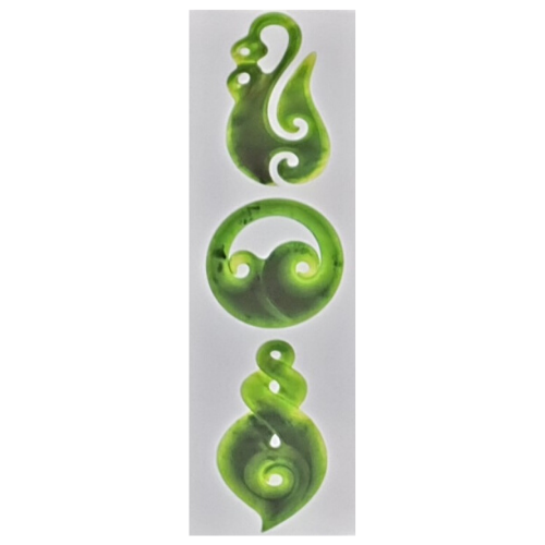 Pounamu Trio Plaque