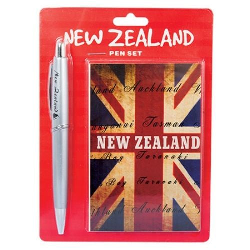 NZ Flag Notebook & Pen Set