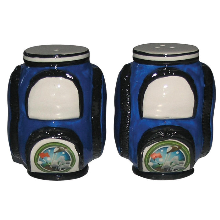Golf Bag Salt & Pepper Set - Blue