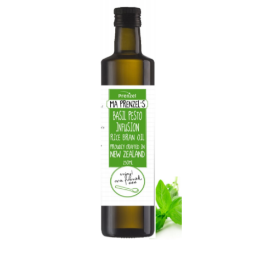 Prenzel Rice Bran Oil - Basil Pesto Infused