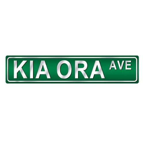Kia Ora Ave Sign