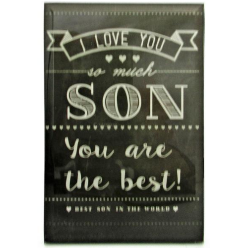 Love You Son Plaque
