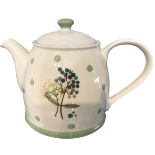 Mixed Dot Teapot - Aqua