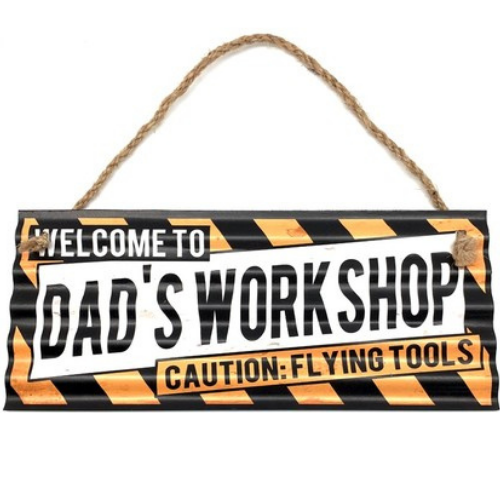 Dads Workshop Sign