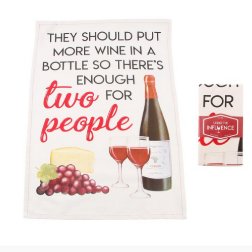 Put More Wine Tea Towel