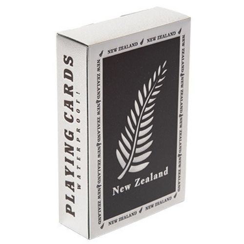 Silver Fern Foil Waterproof Playing Cards