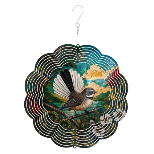 Fantail Metal Wind Spinner