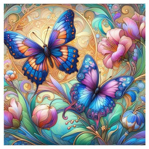 Butterfly Ceramic Trivet