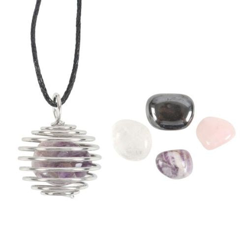 Build Your Own Crystal Necklace Kit Gift Set