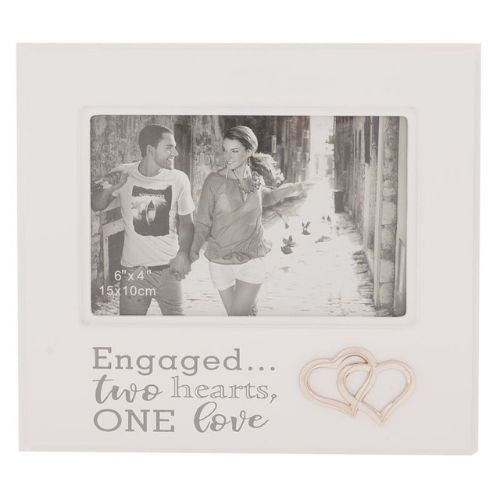Silver Icon Engaged Frame - 6x4