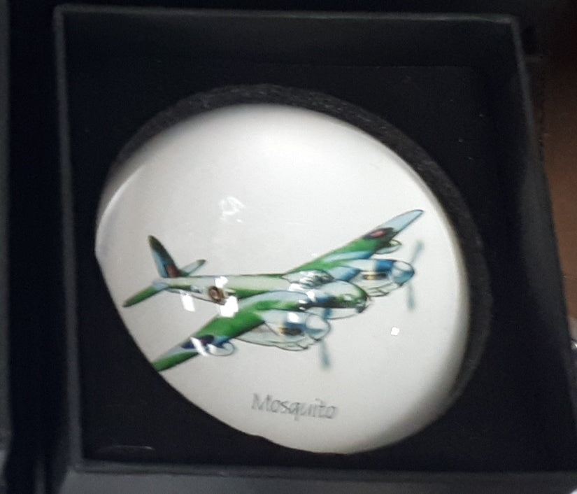 Glass Paperweight - Mosquito