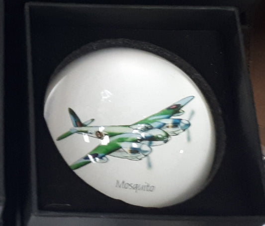 Glass Paperweight - Mosquito