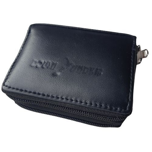 Leather Zip Around Card Wallet