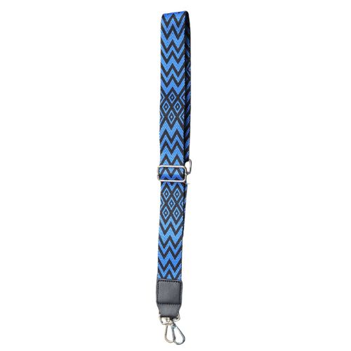 Black & Blue Handbag Strap