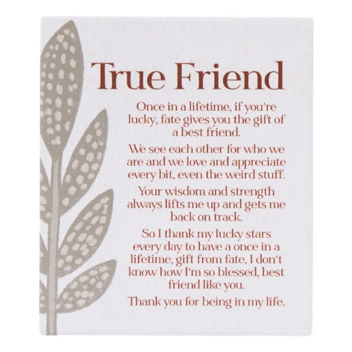 Amber Garden Verse - True Friend