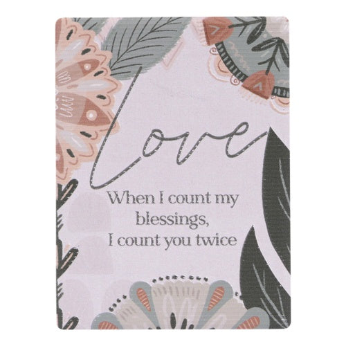 Amber Garden Ceramic Magnet - Love