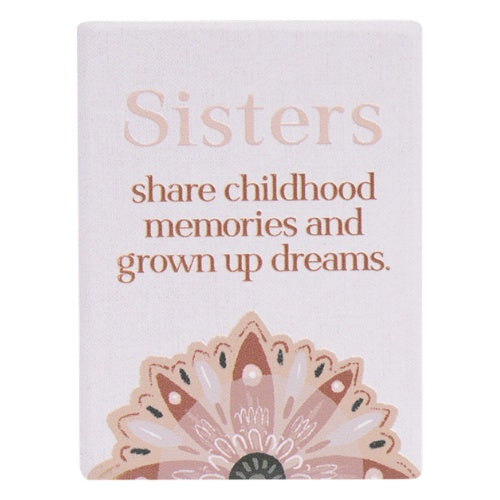 Amber Garden Ceramic Magnet - Sisters