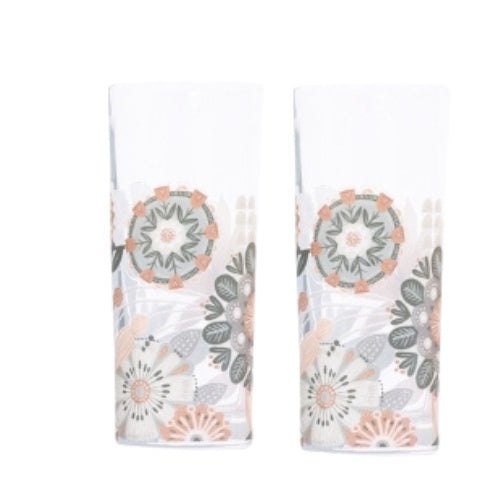 Amber Garden Glasses - Set of 2