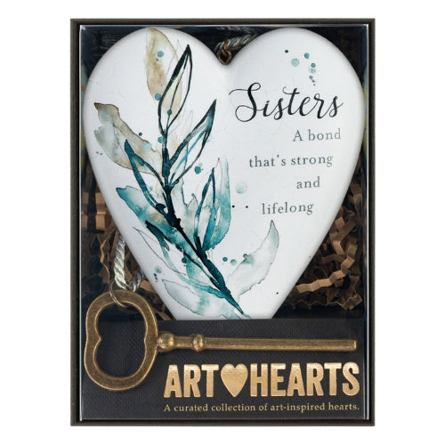 Demdaco Art Heart - Sisters