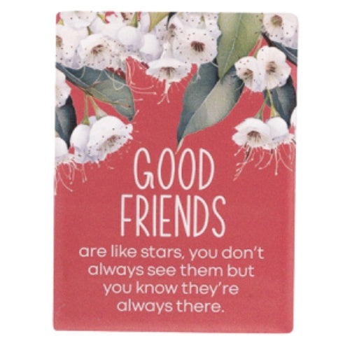 Native Blooms Ceramic Magnet - Good Friends