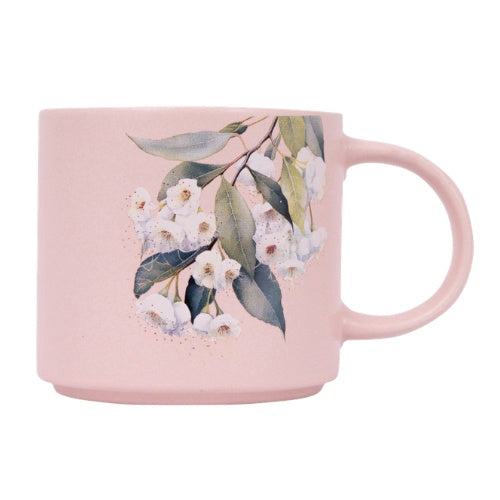 Native Blooms Floral Mug - White