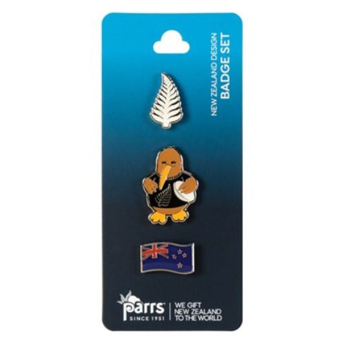 Kiwi Rugby Badge Set
