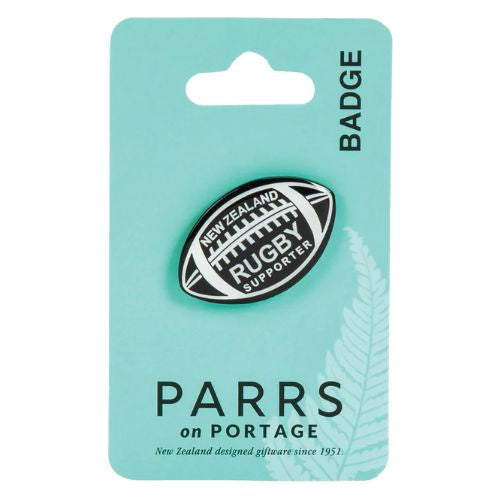 NZ Rugby Ball Badge