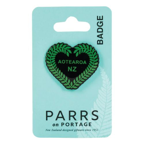 NZ Aotearoa in Ferns Badge