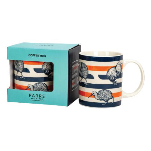 Kiwi Stripe Coffee Mug