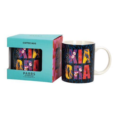 Kia Ora Florals Hello Coffee Mug