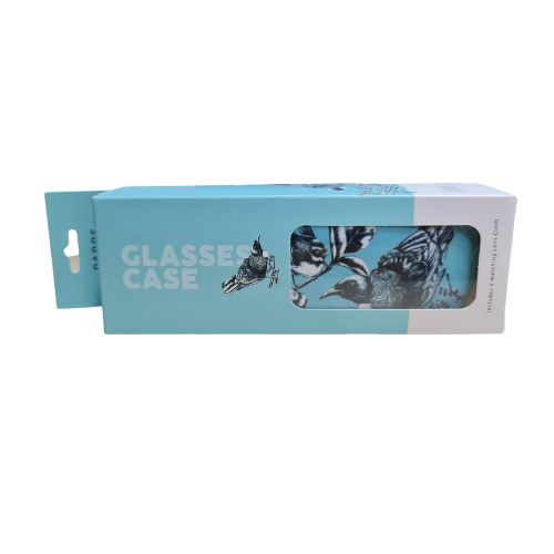 Birds Pastel Blue Glasses Cases