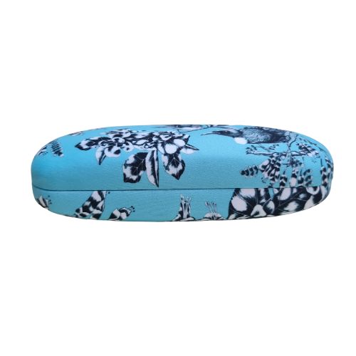 Birds Pastel Blue Glasses Cases