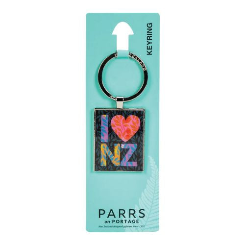 Kia Ora Florals I Luv NZ Keyring
