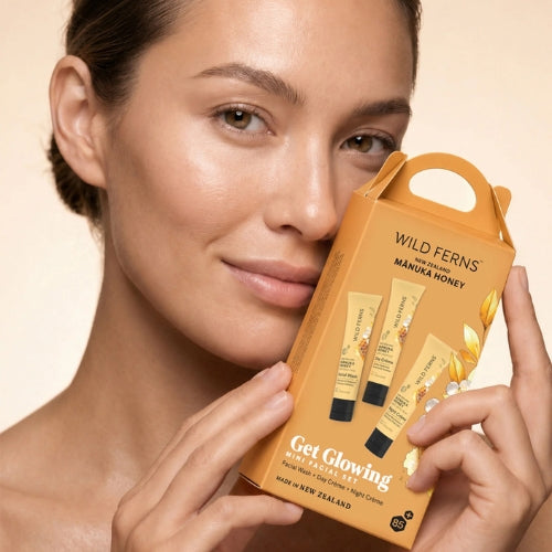 Wild Ferns Manuka Honey Mini Facial Set - Get Glowing