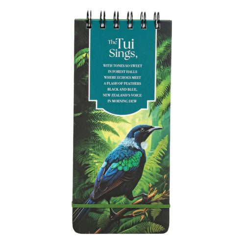 Poem Tui Sings Spiral Notepad