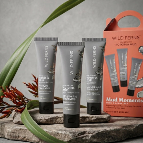 Wild Ferns Rotorua Mud Mini Facial Set - Mud Moments
