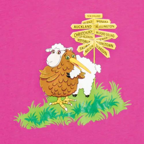 Kids Signs Tee - Pink