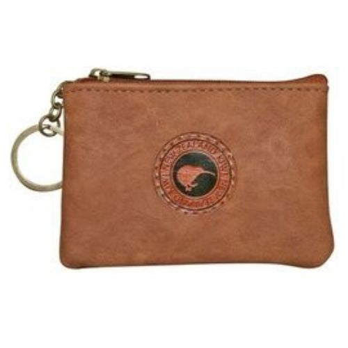 Outback Kiwi Rectangular Coin Purse - Tan
