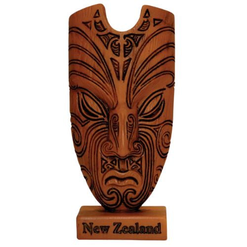 Whakairo Totem Mask - Brown