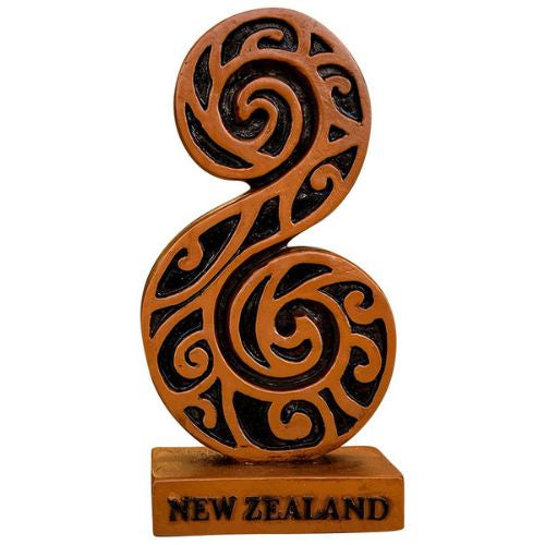 Whakairo Spiral - Brown