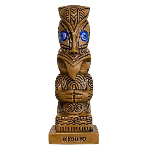 Whakairo Pouwhenua Totem - Brown