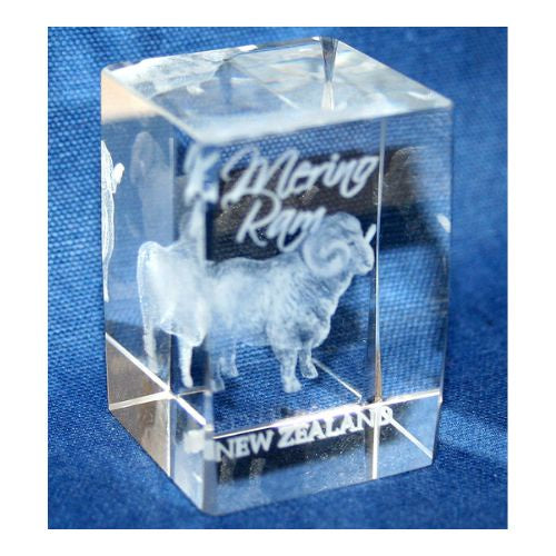 Crystal Cube Merino Ram - Large