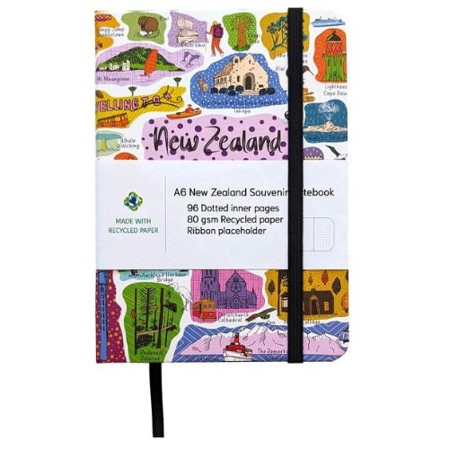 NZ Destinations Notebook - A6