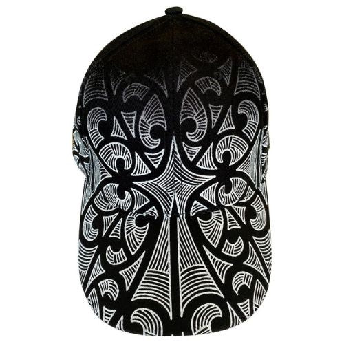 Adults Tattoo Cap - Black
