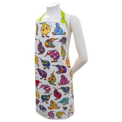 Kitchen Style Pattern Kiwis Apron